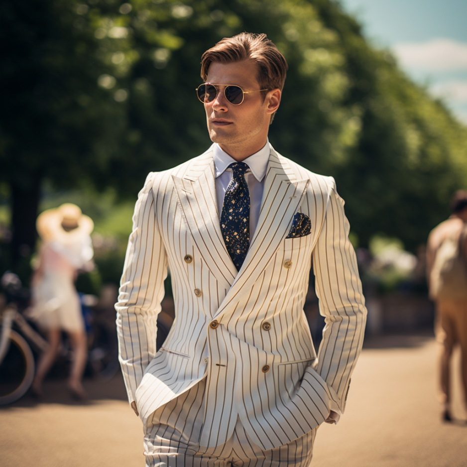 Savile Row bespoke cotton suits