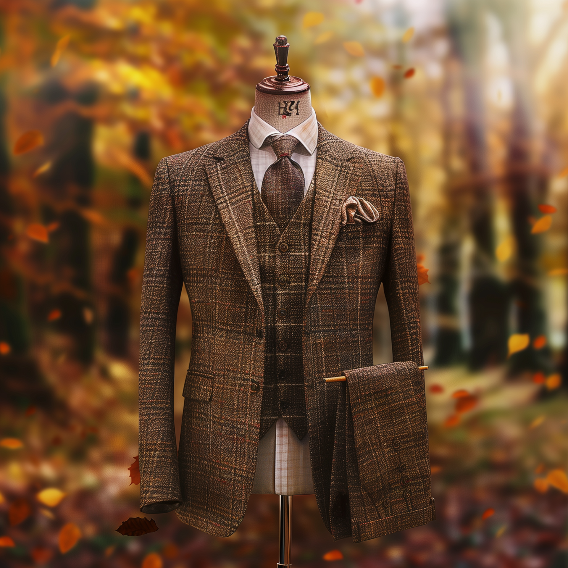 tweed bespoke suit